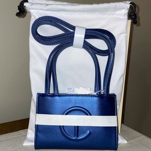 SMALL COBALT TELFAR BAG / BAG SECURITY PROGRAM